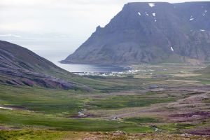 Bolungaruk Westfjord Peninsular in NW Iceland